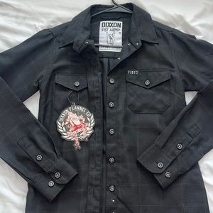 Dixxon “fist army” women’s flannel